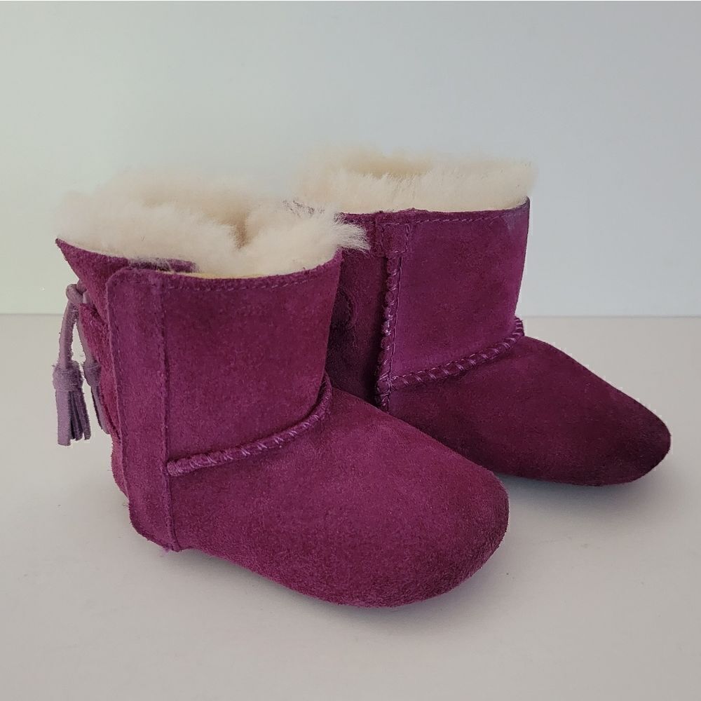 UGG® Mocassin Purple Boy Girl Bootie 6-12 Months